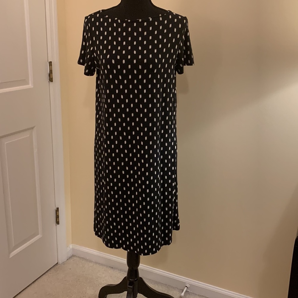 JJill SP black patterned dress